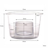 BAR BUTLER JAGER BOMB PLASTIC SHOT GLASSES 25ML/145ML, 6 PACK