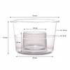 BAR BUTLER JAGER BOMB PLASTIC SHOT DRINKING CUP 6PK, 25ML/150ML