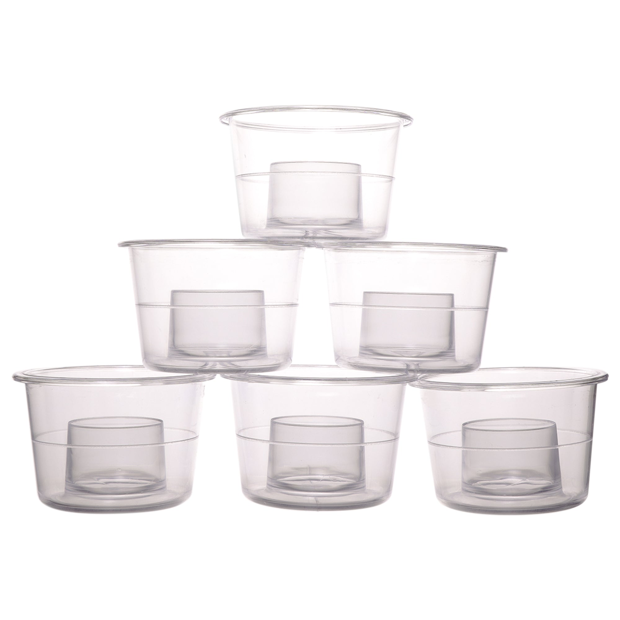 BAR BUTLER JAGER BOMB PLASTIC SHOT GLASSES 25ML/145ML, 6 PACK