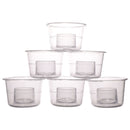BAR BUTLER JAGER BOMB SHOT GLASS PLASTIC 6 PACK, 25ML/150ML (78MM DIAX52MM l 36MM DIAX28MM)