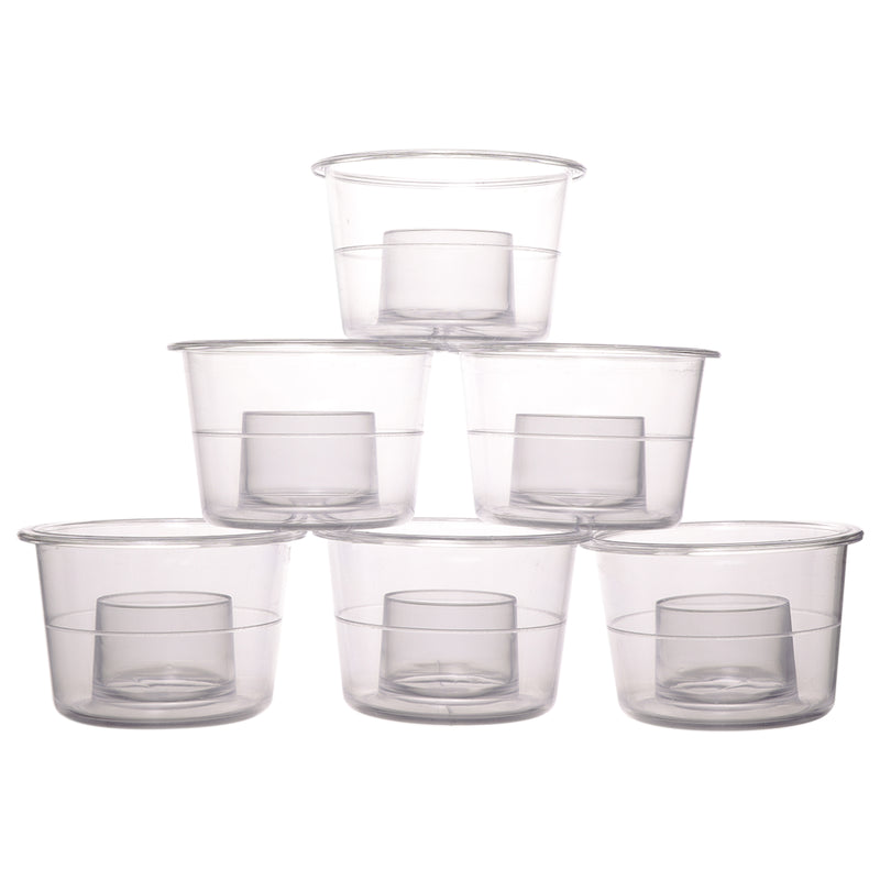 BAR BUTLER JAGER BOMB SHOT GLASS PLASTIC 6 PACK, 25ML/150ML (78MM DIAX52MM l 36MM DIAX28MM)