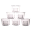 BAR BUTLER JAGER BOMB SHOT GLASS PLASTIC 6 PACK, 25ML/150ML (78MM DIAX52MM l 36MM DIAX28MM)