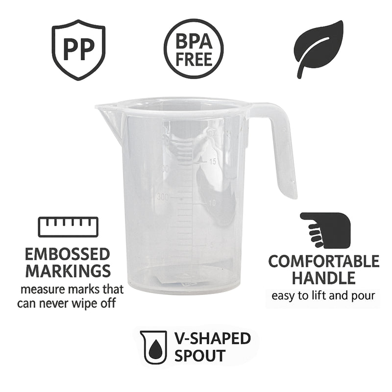 REGENT CATERING MEASURING JUG PLASTIC, 500ML