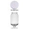 REGENT JAR LIDS WHITE 2 PACK, (110MM DIA)