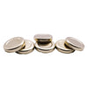 REGENT JAR LIDS GOLD 6PK, 43MM DIA