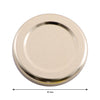 REGENT JAR LIDS GOLD 6PK, 43MM DIA