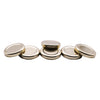 REGENT JAR LIDS GOLD 6PK, 48MM DIA