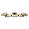 REGENT JAR LIDS GOLD 6PK, 53MM DIA
