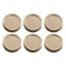 REGENT JAR LIDS GOLD 6 PACK, (53MM DIA)