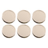 REGENT JAR LIDS GOLD 6PK, 70MM DIA