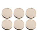 REGENT JAR LIDS GOLD 6 PACK, (70MM DIA)