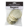 REGENT JAR LIDS GOLD 6PK, 82MM DIA