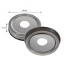 REGENT JAR LIDS WITH CUT OUT FOR CANDLE OR STRAW ST. STEEL 2PK, 90MM DIA