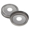 REGENT JAR LIDS WITH CUT OUT FOR CANDLE OR STRAW ST. STEEL 2PK, 90MM DIA