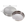 REGENT JAR LIDS STAINLESS STEEL 2PK, 90MM DIA
