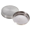 REGENT JAR LIDS STAINLESS STEEL 2PK, 90MM DIA