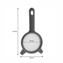 REGENT KITCHEN STRAINER ST STEEL WITH PP PLASTIC FRAME GREY, 85MM DIA
