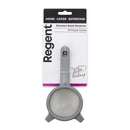 REGENT KITCHEN STRAINER ST STEEL WITH PP PLASTIC FRAME GREY, 85MM DIA