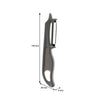 REGENT KITCHEN PEELER ST STEEL WITH PP PLASTIC HANDLE GREY, 145MM