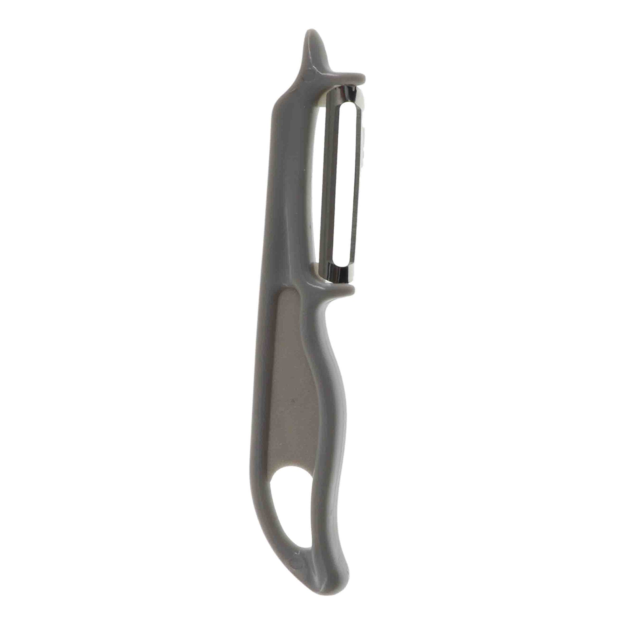 REGENT KITCHEN PEELER ST STEEL WITH PP PLASTIC HANDLE GREY, 145MM