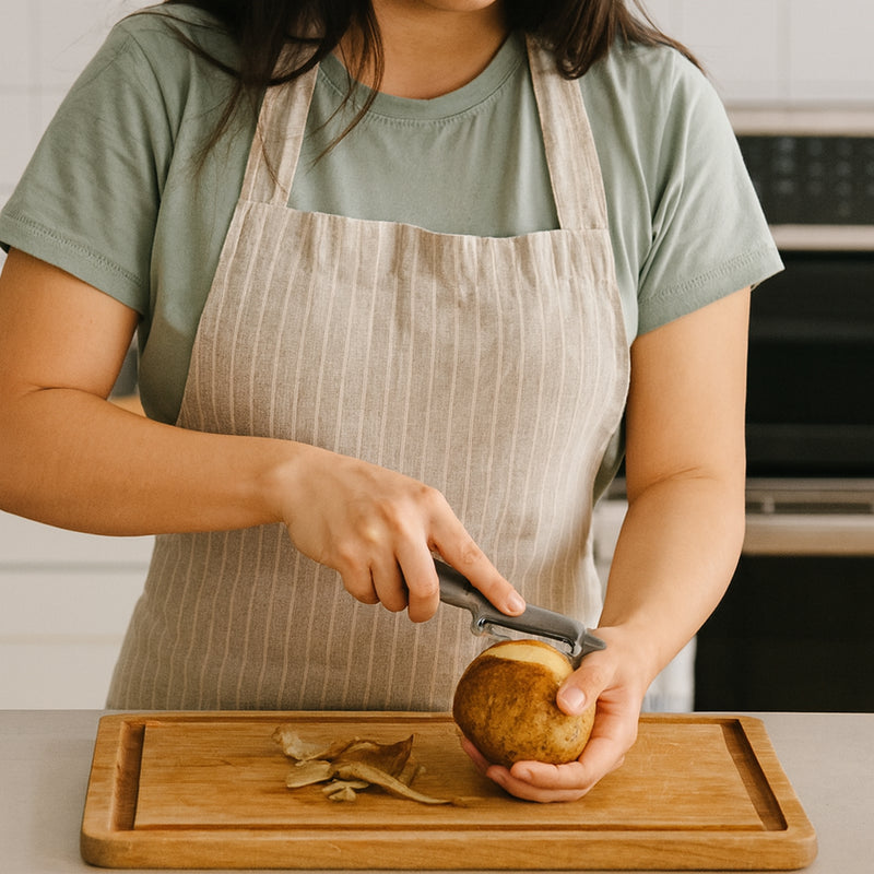 REGENT KITCHEN PEELER ST STEEL WITH PP PLASTIC HANDLE GREY, 145MM