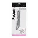 REGENT KITCHEN PEELER ST STEEL WITH PP PLASTIC HANDLE GREY, 145MM
