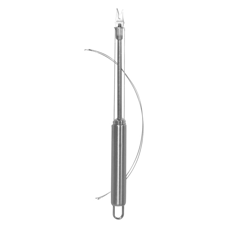 REGENT KITCHEN DOUBLE WIRE CHEESE SLICER + 2 SPARE WIRES ST.STEEL, (267X18MM)