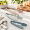 REGENT KITCHEN COLOURED NESTING FOOD TONGS PLASTIC 3PK SET, 250MM l 215MM l 185MM