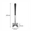 REGENT KITCHEN MEAT TENDERIZING MALLET ZINC ALLOY, 220MM