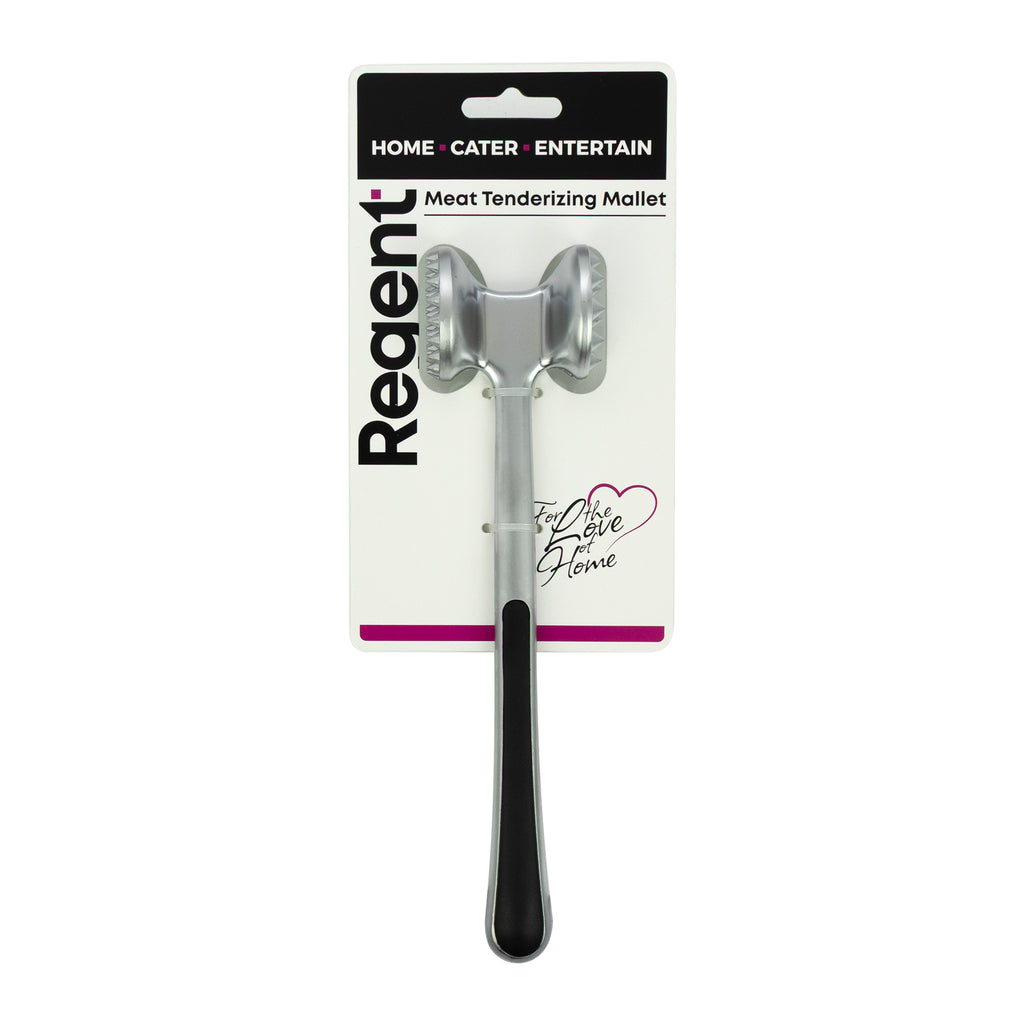 REGENT KITCHEN MEAT TENDERIZING MALLET ZINC ALLOY, 220MM