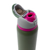 REGENT TRAVEL VACUUM FLASK STAINLESS STEEL WITH SIP STRAW OLIVE GREEN, 960ML