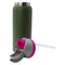 REGENT TRAVEL VACUUM FLASK STAINLESS STEEL WITH SIP STRAW OLIVE GREEN, 960ML