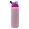 REGENT TRAVEL VACUUM FLASK STAINLESS STEEL WITH SIP STRAW PINK, 960ML