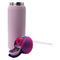 REGENT TRAVEL VACUUM FLASK STAINLESS STEEL WITH SIP STRAW PINK, 960ML