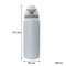 REGENT TRAVEL VACUUM FLASK STAINLESS STEEL WITH SIP STRAW WHITE, 960ML