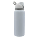 REGENT TRAVEL VACUUM FLASK STAINLESS STEEL WITH SIP STRAW WHITE, 960ML