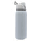 REGENT TRAVEL VACUUM FLASK STAINLESS STEEL WITH SIP STRAW WHITE, 960ML