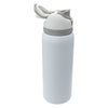 REGENT TRAVEL VACUUM FLASK STAINLESS STEEL WITH SIP STRAW WHITE, 960ML