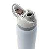 REGENT TRAVEL VACUUM FLASK STAINLESS STEEL WITH SIP STRAW WHITE, 960ML