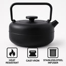 REGENT CAST IRON NAMBU TEKKI STYLE JAPANESE TEAPOT BLACK,  (850ML)