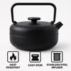 REGENT CAST IRON NAMBU TEKKI STYLE JAPANESE TEAPOT BLACK,  (850ML)