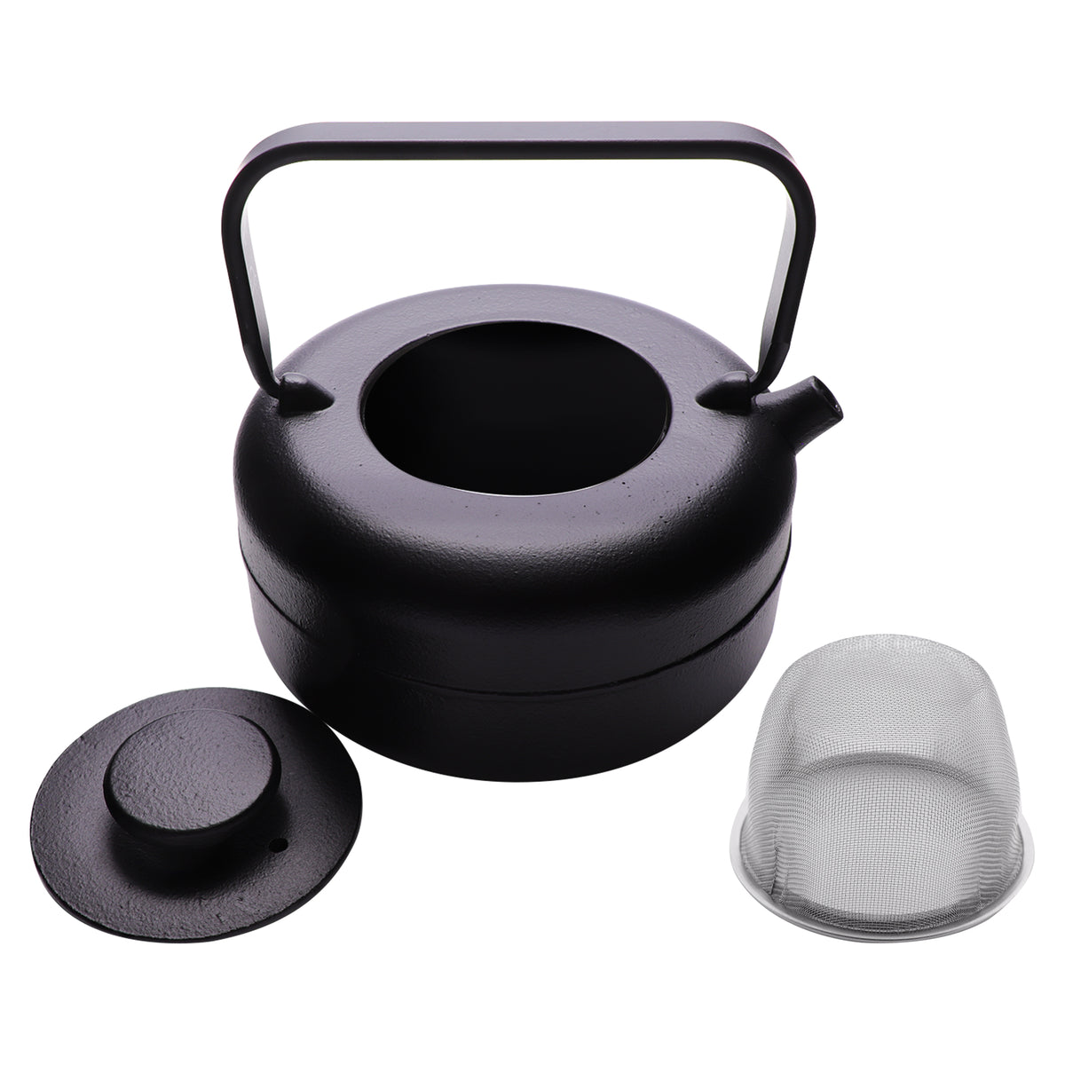 REGENT CAST IRON NAMBU TEKKI STYLE JAPANESE TEAPOT BLACK, 850ML