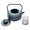 REGENT CAST IRON NAMBU TEKKI JAPANESE STYLE TEAPOT BLUE, 900ML