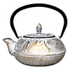 REGENT CAST IRON CHINESE TEAPOT WHITE AND GOLD, 500ML