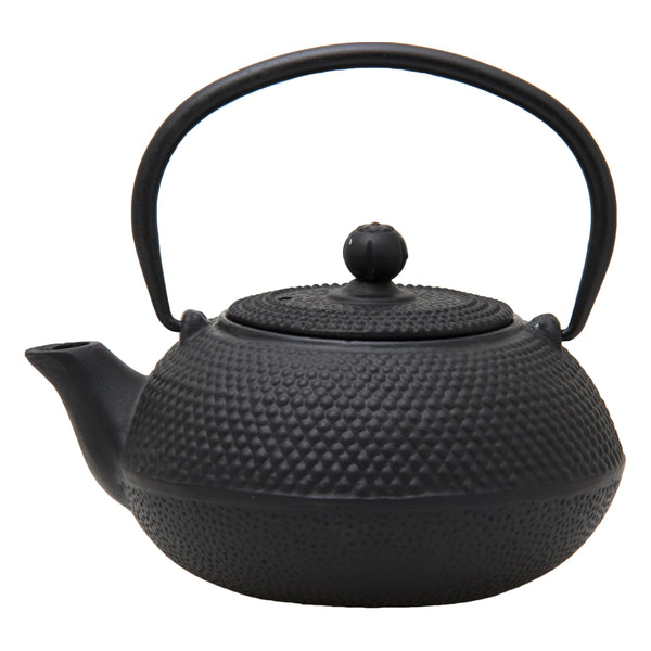 REGENT CAST IRON CHINESE TEAPOT BLACK, (600ML)