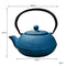 REGENT CAST IRON CHINESE TEAPOT BLUE, (600ML)