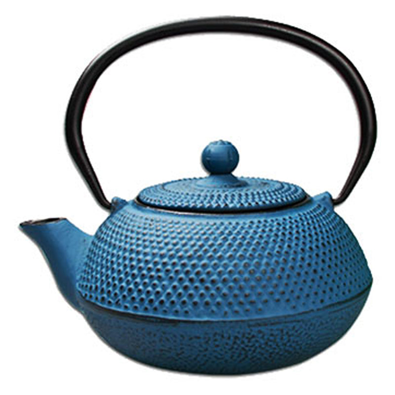 REGENT CAST IRON CHINESE TEAPOT BLUE, (600ML)