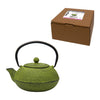 REGENT CAST IRON CHINESE TEAPOT LIME GREEN, 600ML