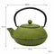 REGENT CAST IRON CHINESE TEAPOT LIME GREEN, 600ML