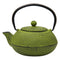 REGENT CAST IRON CHINESE TEAPOT LIME GREEN, (600ML)
